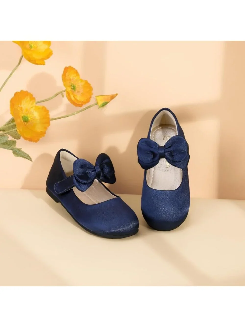 Adorable Toddler Dress Shoes for Girls - Floral Ballet Flats, Perfect for
